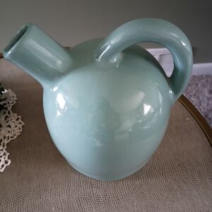 Vintage Mohawk Liquer R-4 Jug, Distillery Collective, Seafoam Green, Approx 71/2